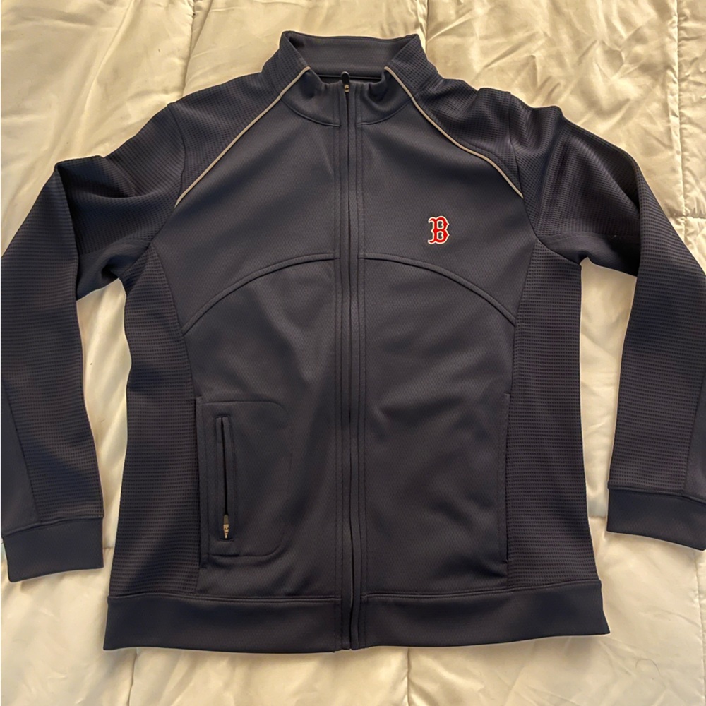 Women’s Small Boston Red Sox Navy Blue Zip Up